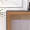Modern Wood Console Table Entryway Table Sofa Table & Contemporary Design - Black / Natural - Image 6