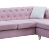 Raisa - Sofa Chaise - Pink - Image 5