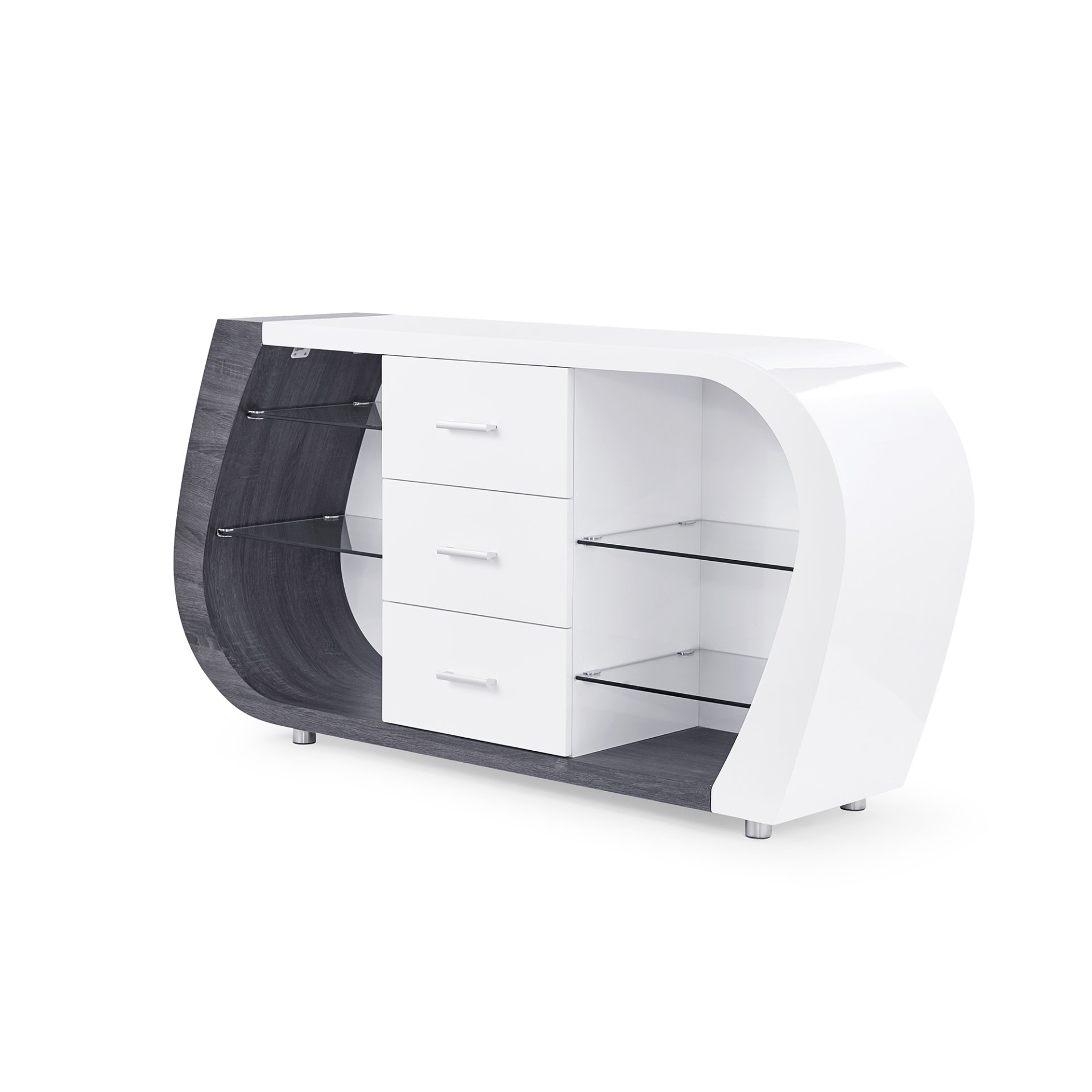 Anne - Buffet - White / Gray - Image 5