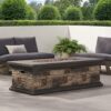 Contemporary Rectangle Fire Pit 50, 000 Btu Magnesium Oxide - Stone Gray - Image 8