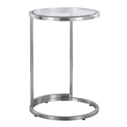 Zenn - Round End Table - Clear