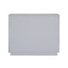 Anpu - Faux Crocodile Skin Console Cabinet - Silver - Image 8