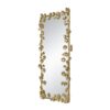 Full Length Mirror With en Leaf Accents, Floor Miiror For Living Room Bedroom - Gold - Image 4