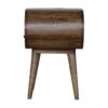 ed Circular Bedside Table - Gray Wash - Image 9
