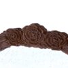 Hand Carved Rose Antique Mirror Frame, Wood Arch Mirror Wall Decor For Living Room, Bathroom, Entryway - Brown - Image 10