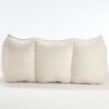 Comfortable Dual Beanbag Chair With High Resilience Foam Core For 2 People - Beige - Image 17