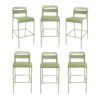 Carmella - Outdoor Barstool (Set of 6) - Green - Image 10