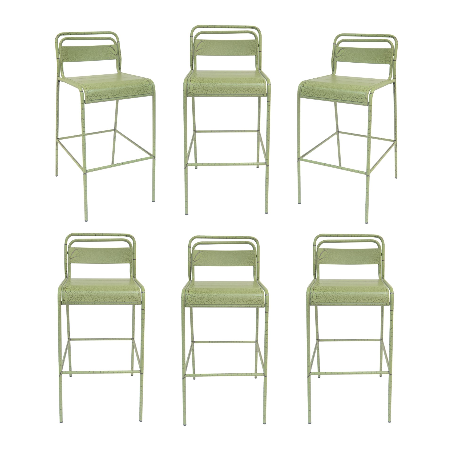 Carmella - Outdoor Barstool (Set of 6) - Green - Image 10