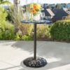 Phoebe - Outdoor Cast Bar Table - Black - Image 2
