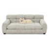Modern Pet Sofa With Backrest And Armrests Linen Fabric For Medium And Large Dogs - Beige - Image 8