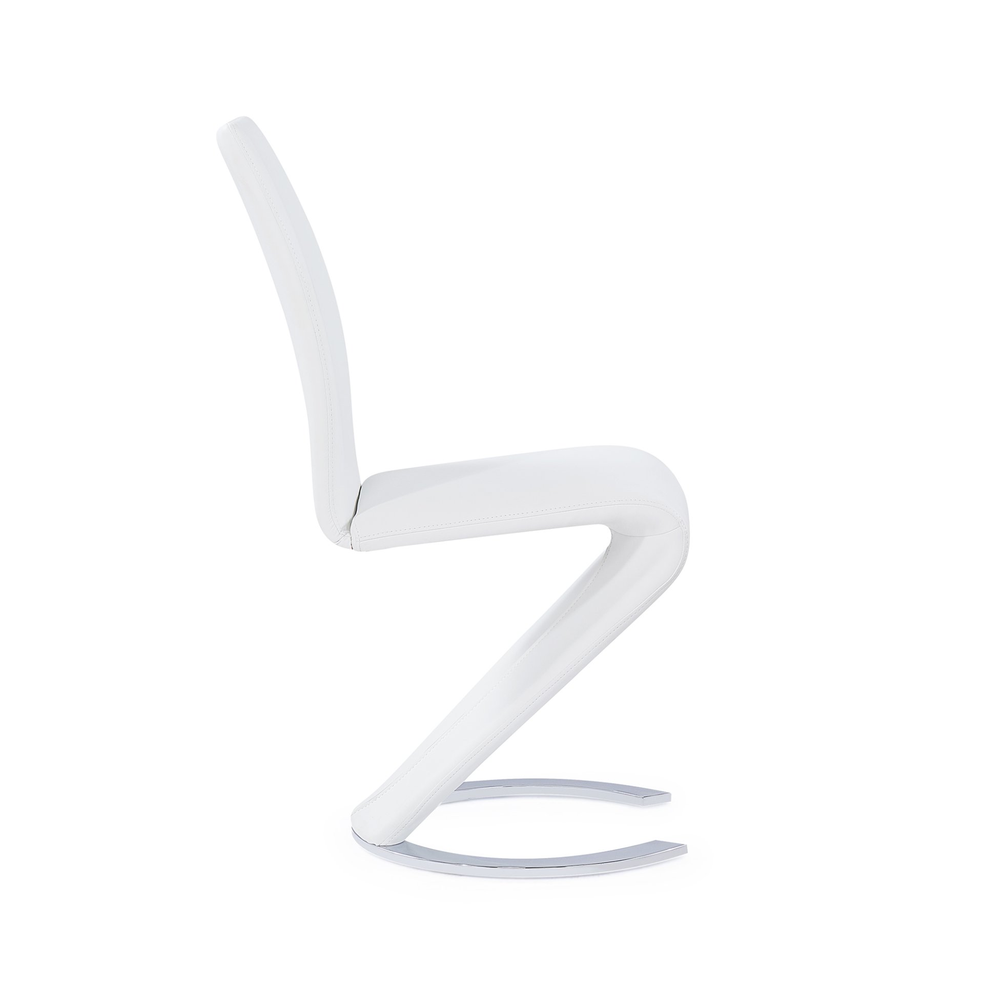 Marcus - Horseshoe Dining Chairs (Set of 2) - White - Image 6