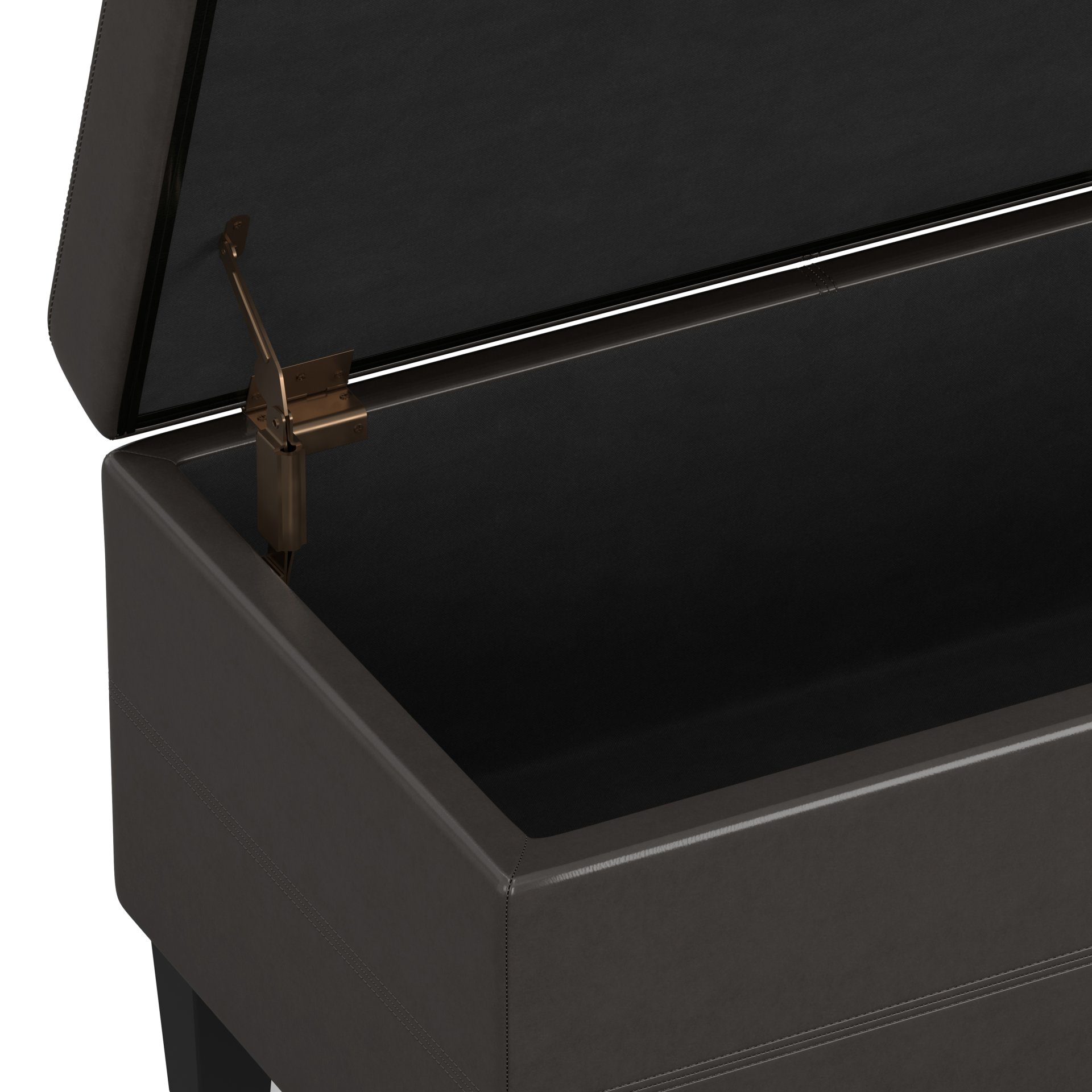 Afton - Storage Ottoman Bench - Tanners Brown - Image 15
