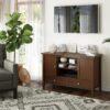 Warm Shaker - Handcrafted TV Media Stand - Russet Brown - Image 6