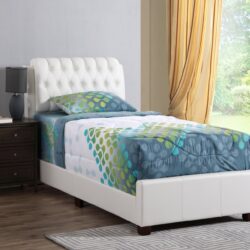 Marilla - Twin Bed - White