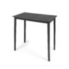 Outdoor Minimalist Acacia Wood Rectangle Bar Table - Dark Gray - Image 8