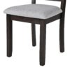 3 Piece Kitchen Dining Set With Drop Leaf Dining Table And 2 Dining Upholstered Chairs, Dining Room Set For Small Places - Espresso - Image 18