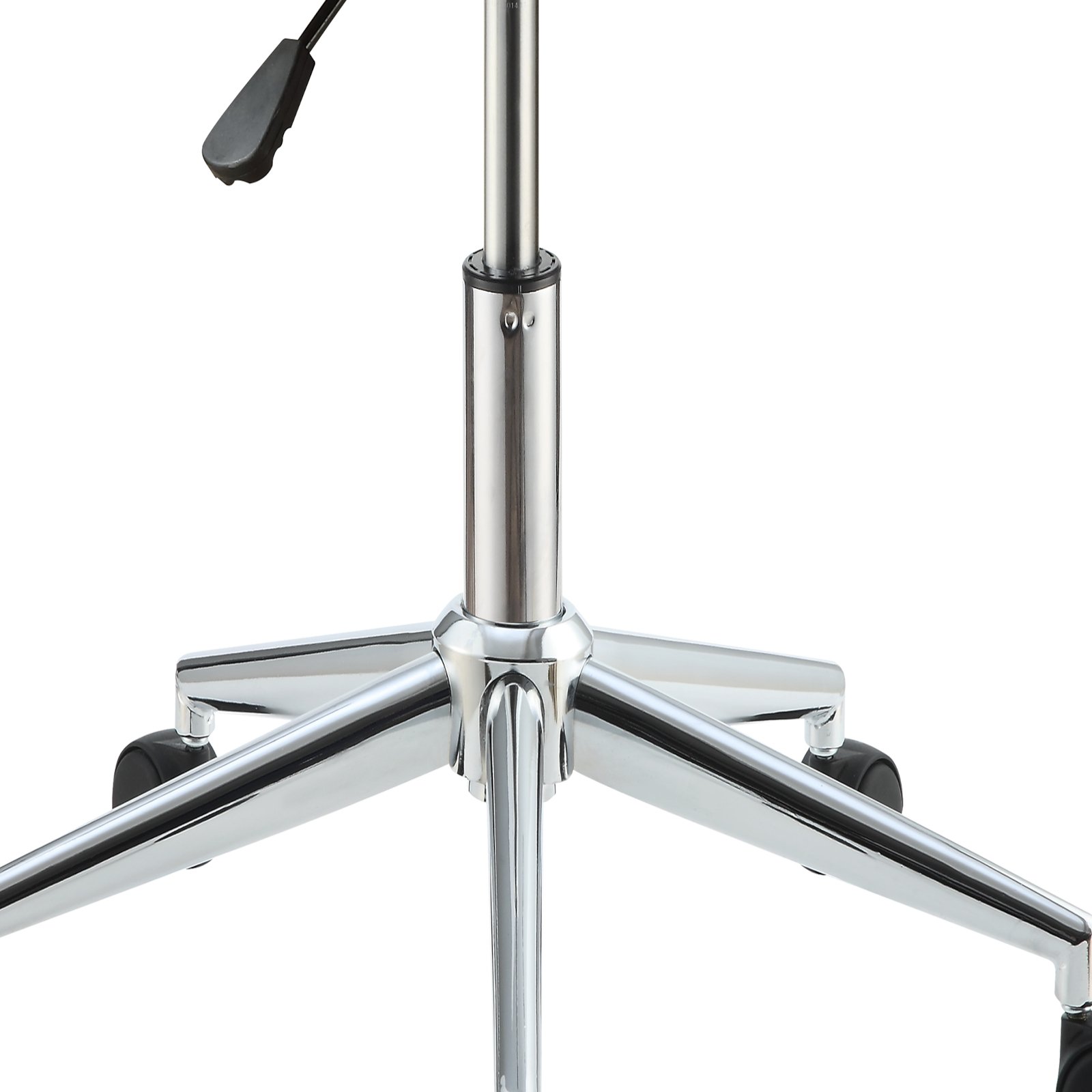 Camila - Synthetic Leather Office Chair - Black - Image 12