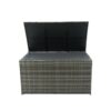 Outdoor Storage Box, 200 Gallon Wicker Patio Deck Boxes With Lid, Outdoor Cushion Storage For Kids Toys, Pillows, Towel - Gray - Image 16