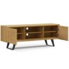 Lowry - TV Media Stand - Oak - Image 2