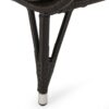 Doris - Outdoor Wicker Standing Basket Chair With Cushion - Brown - Image 10
