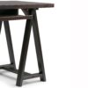 Sawhorse - Desk - Dark Chestnut Brown - Image 6