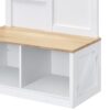 Melati - Hall Tree - Light Oak / White - Image 4