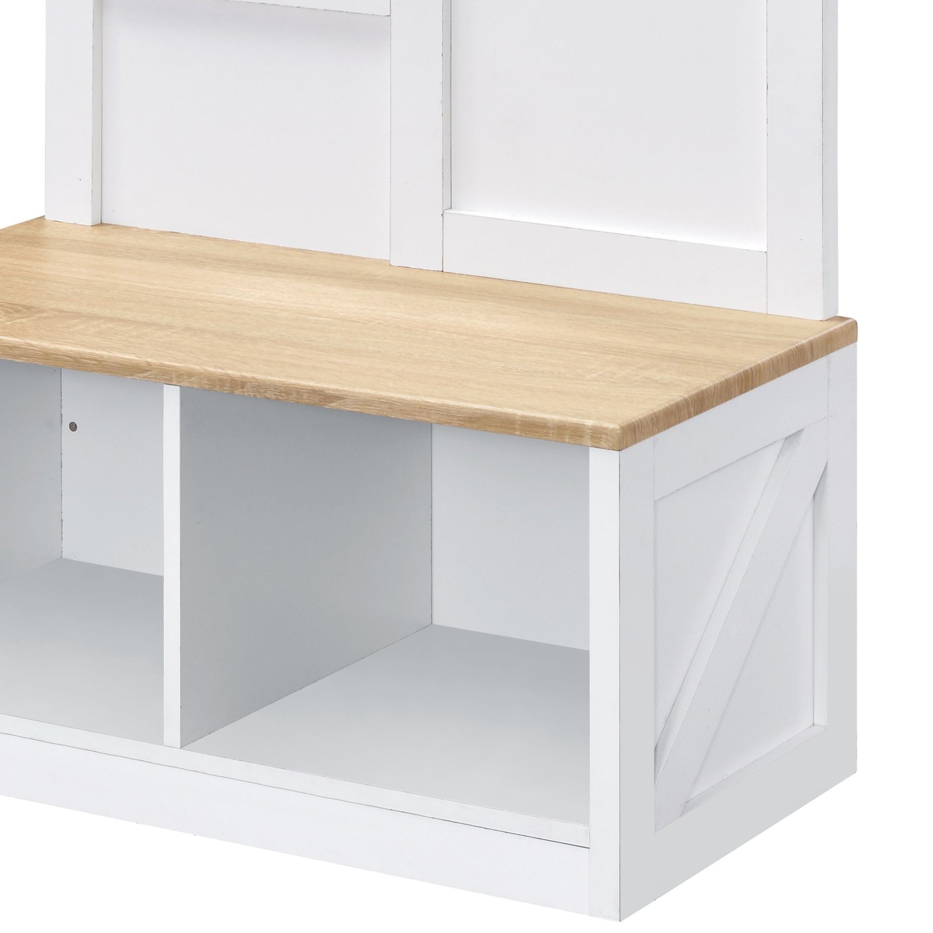 Melati - Hall Tree - Light Oak / White - Image 4