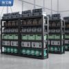 Wide Metal Shelves, With 5 Removable Dividers, Large Capacity, Strong Load Bearing, Suitable For Garage, Kitchen And Office - Black - Image 12