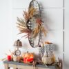Metal Wall Art With Grid Pattern - Silver - Image 6