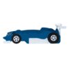 Twin Size Race Car-Shaped Platform Bed With Wheels - Blue - Image 3