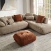 Carrick - Sandwich Mesh Ottoman - Rustic Brown - Image 5