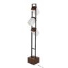 Bento - Contemporary Floor Lamp - Black / Walnut / White - Image 4