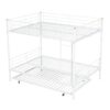 Full Over Full Metal Bunk Bed With Trundle - White - Image 9