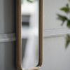 Full Length Mirror With AntiqueMetal Frame, Long Mirror For Hallway Living Room Bedroom Bathroom - Gold - Image 2