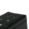 Cosmopolitan - Storage Ottoman - Midnight Black - Image 6
