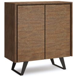 Lowry - Medium Storage Cabinet - Rustic Natural Aged Brown