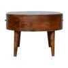 Rounded Coffee Table - Chestnut - Image 7