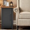 Essex - Chairside Table - Black, Whiskey - Image 3