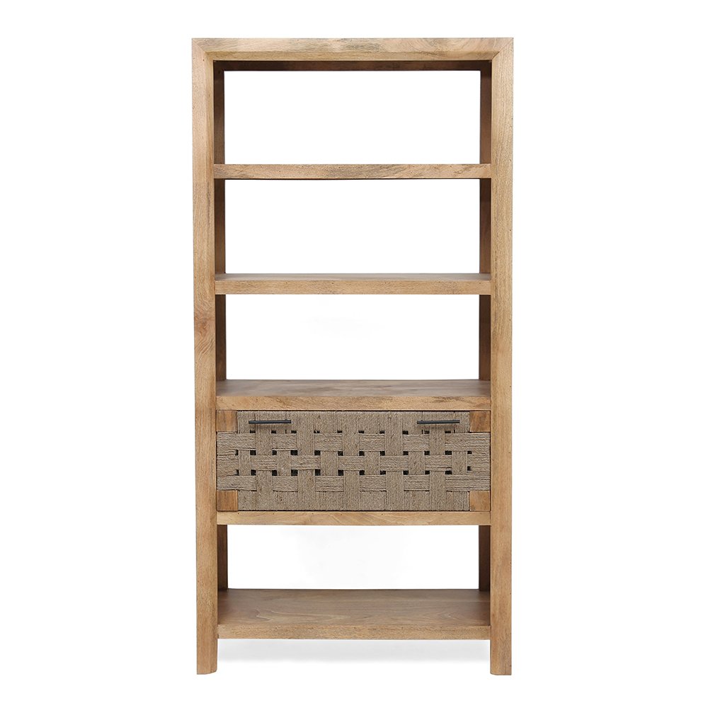 Shelf With Drawer - Beige Brown - Image 2