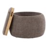 Tray - Pouf Contemporary Ottoman - Natural / Brown - Image 5