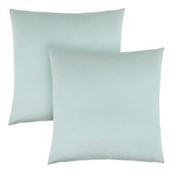 Pillows, Square, Insert Included, Decorative Throw, Hypoallergenic Polyester, Stylish Appearance (Set of 2) - Green