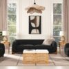 Alpine - Sherpa Sofa - Ebony Black Boucle - Image 12