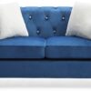 Chic Loveseat - Navy Blue - Image 2