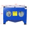 Bench Top Portable Sand Blaster Cabinet Kit 25 Gallon With 80 Psi Capacity - Blue - Image 3