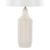 Stella - Contemporary Table Lamp - Gloss Cream / White - Image 3
