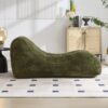 Creative Bean Bag Sofa Chair With High Quality Sponge Filling - Olive Green - Image 8