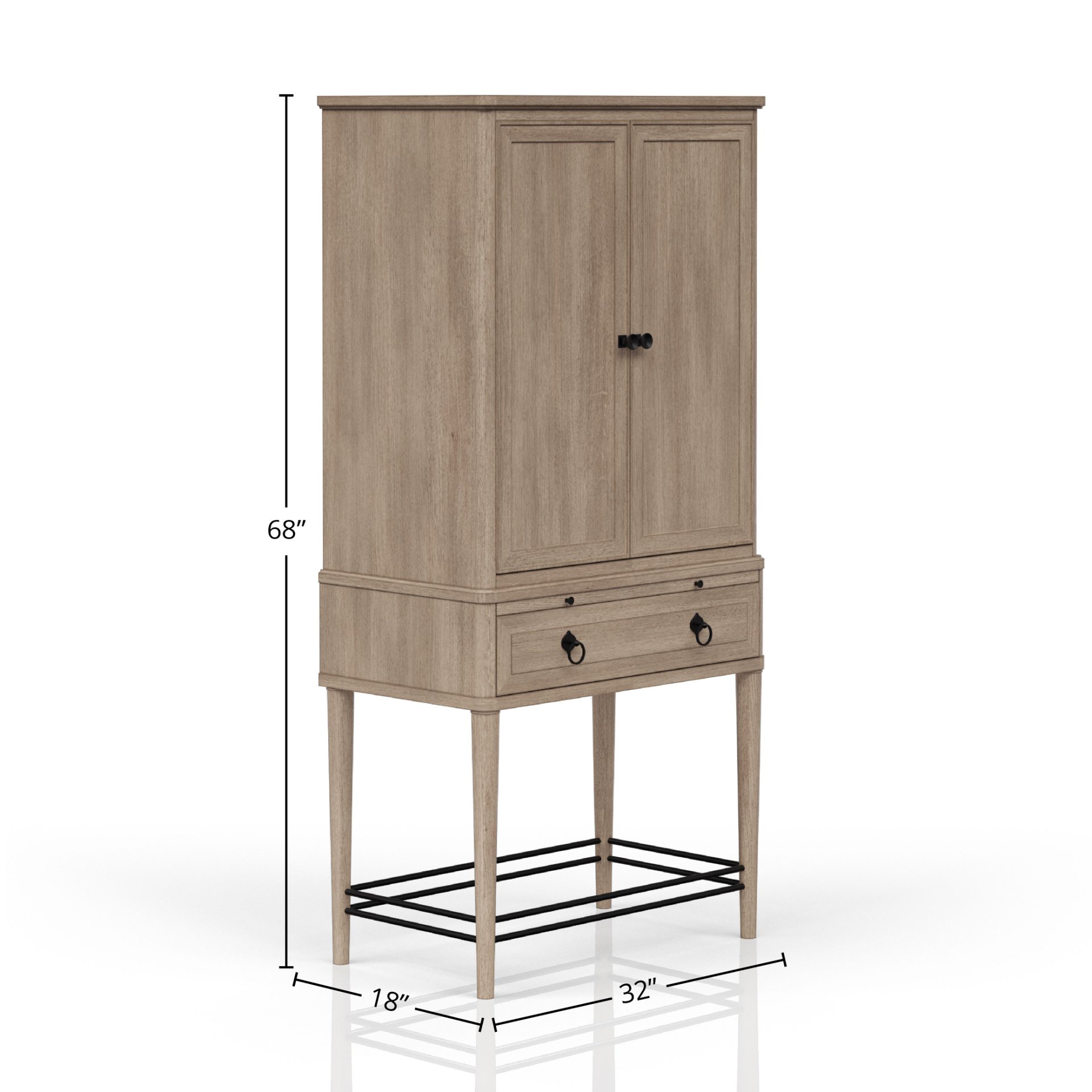 Bar Cabinet Colored - Sand - Image 3