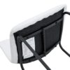 (Set of 2) Modern Minimalist Style Material Bar Stools, Suitable For Kitchen, Bar And Modern Home Design - White - Image 16