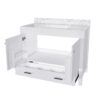 43" Bathroom Vanity, Multi Functional Cabinet - White - Image 15