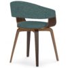 Lowell - Bentwood Dining Chair - Light Turquoise Blue - Image 3